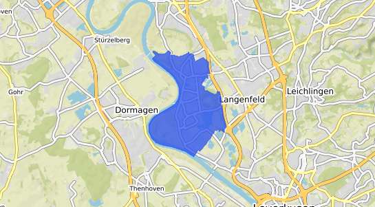 Bodenrichtwertkarte Monheim am Rhein